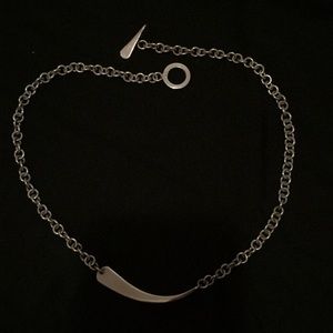 Silver Bone Necklace